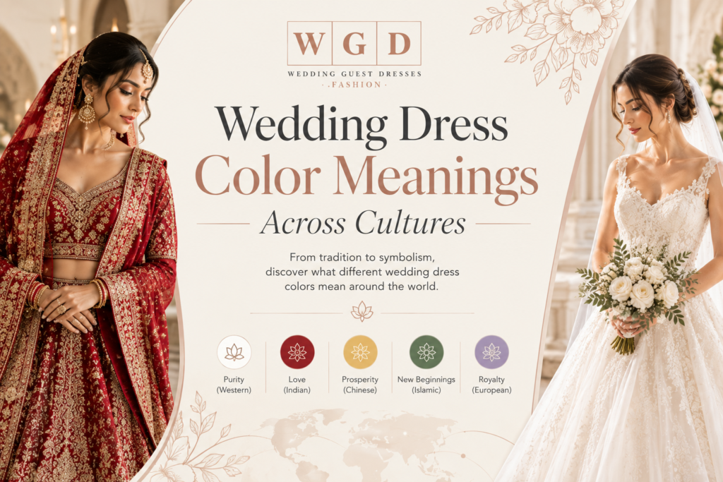Wedding Dress Color Meanings Around the World What to Know Before You Choose